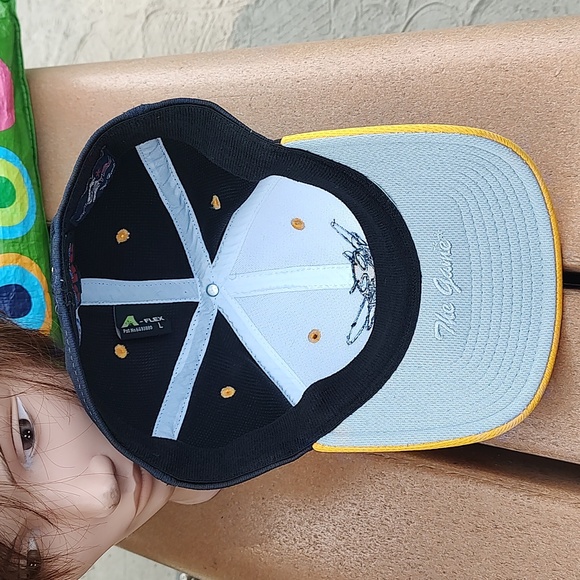 Rochester Community & Technical College Yellow Jackets Embroidered Logo Blue Cap - Picture 9 of 13